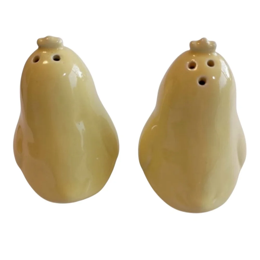 Rae Dunn Yellow Chick Salt & Pepper Shakers with White Basket - Picture 7 of 7